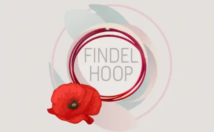 Offbody Dancehoop, 16mm, 75cm Durchmesser, Rubinrot