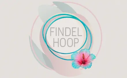 Offbody Hoop, 16mm, 75 cm Durchmesser, Malibu Teal - fix verschraubt